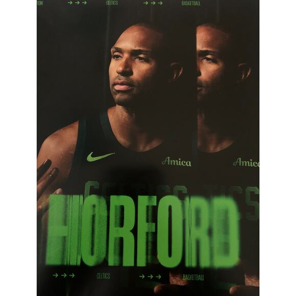 Boston Celtics v Philadelphia 76ers 3/6/2025 Lineup Roster Poster Al Horford - Picture 3 of 10